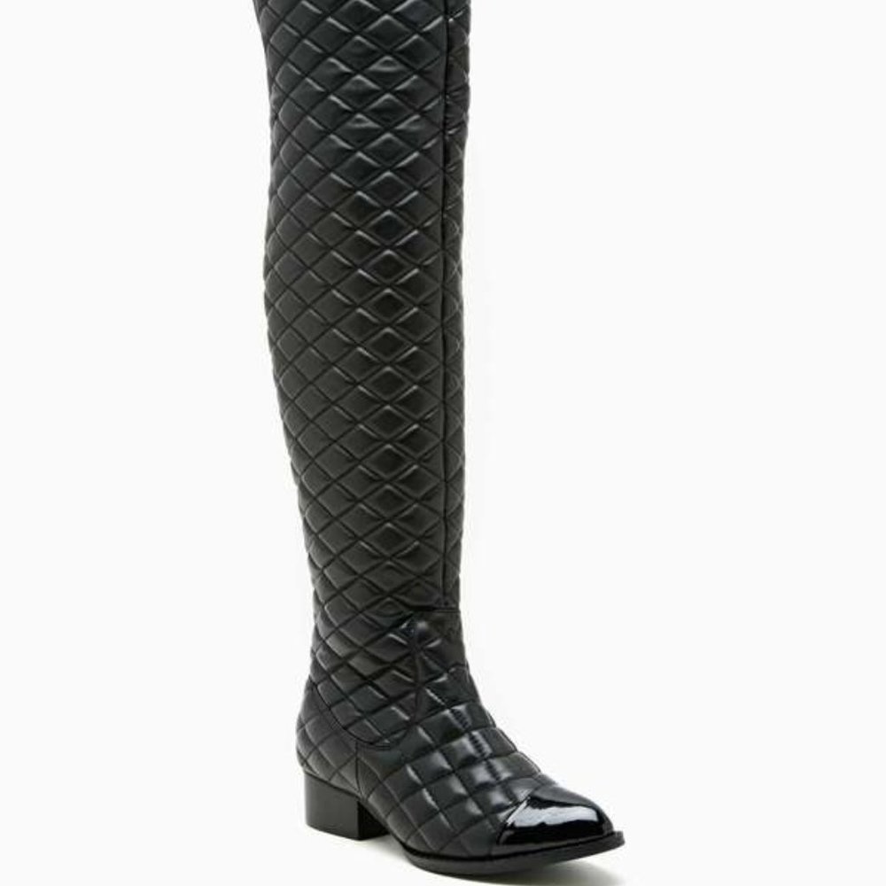 Jeffrey Campbell OTK Emastone Quilted Boots